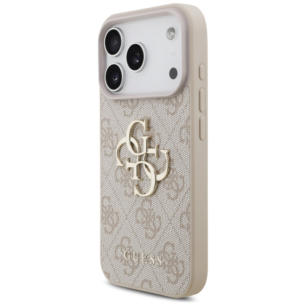 Guess iPhone 17 Pro/iPhone 18 Pro Deksel 4G Big Logo Rosa
