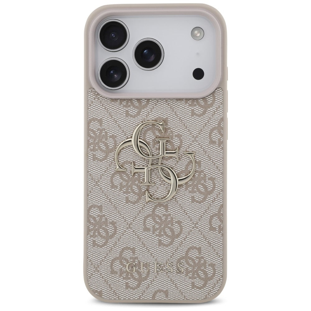 Guess iPhone 17 Pro/iPhone 18 Pro Deksel 4G Big Logo Rosa