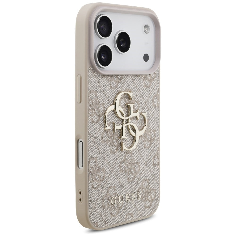 Guess iPhone 17 Pro/iPhone 18 Pro Deksel 4G Big Logo Rosa