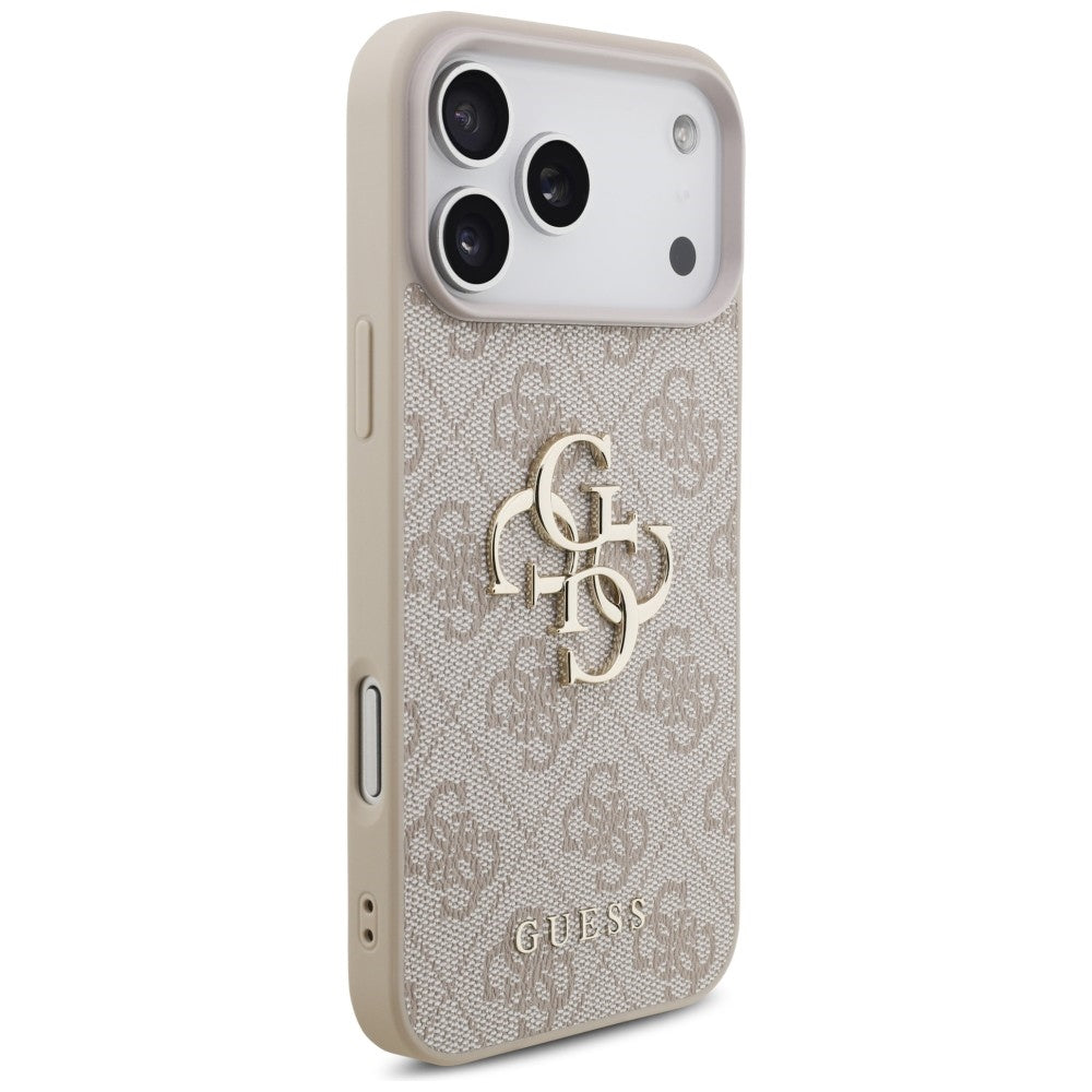 Guess iPhone 17 Pro Max/iPhone 18 Pro Max Deksel 4G Big Logo Rosa