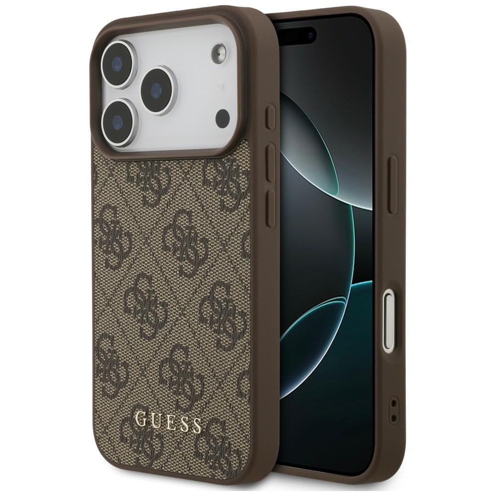 Guess iPhone 17 Pro/iPhone 18 Pro Deksel 4G Classic Brun