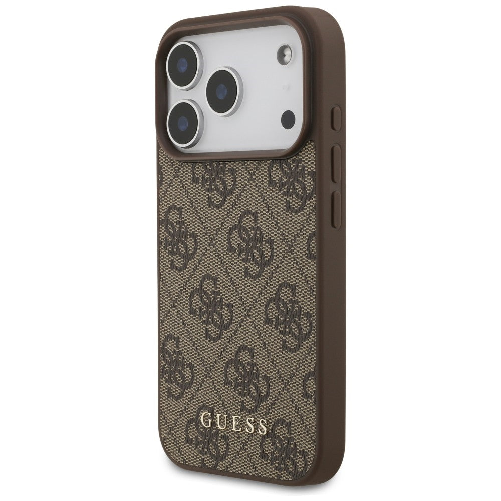 Guess iPhone 17 Pro/iPhone 18 Pro Deksel 4G Classic Brun