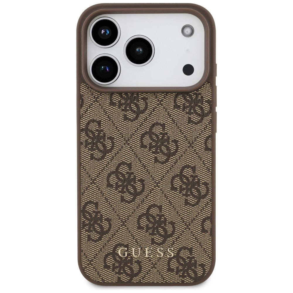 Guess iPhone 17 Pro/iPhone 18 Pro Deksel 4G Classic Brun