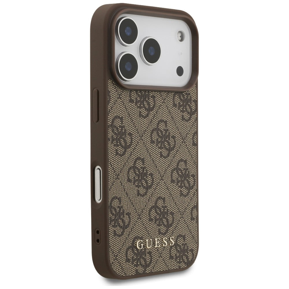 Guess iPhone 17 Pro/iPhone 18 Pro Deksel 4G Classic Brun