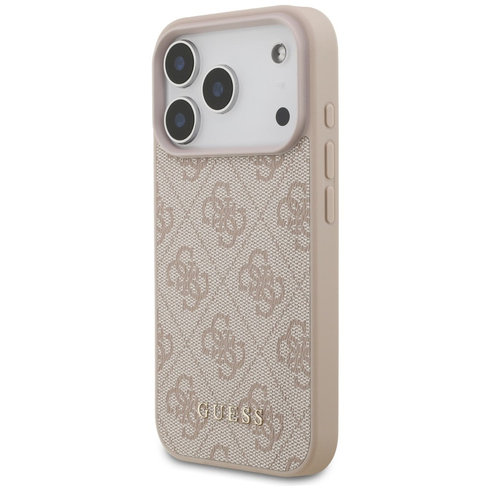 Guess iPhone 17 Pro/iPhone 18 Pro Deksel 4G Classic Rosa