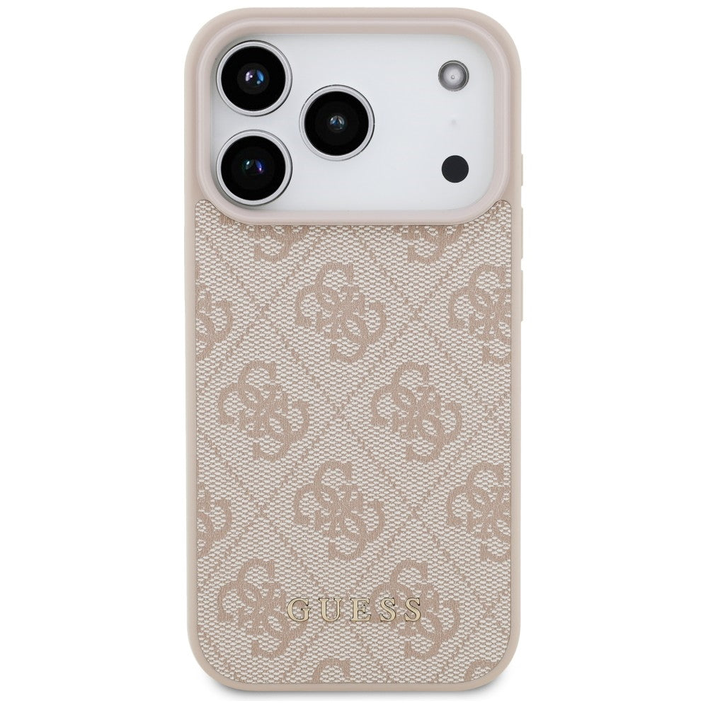 Guess iPhone 17 Pro/iPhone 18 Pro Deksel 4G Classic Rosa