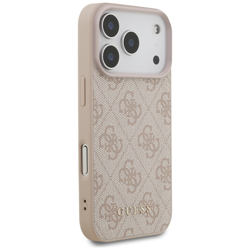 Guess iPhone 17 Pro/iPhone 18 Pro Deksel 4G Classic Rosa