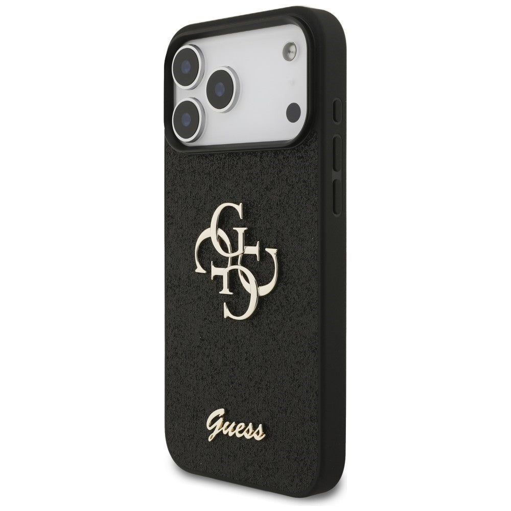 Guess iPhone 17 Pro Max/iPhone 18 Pro Max Deksel Fixed Glitter Svart