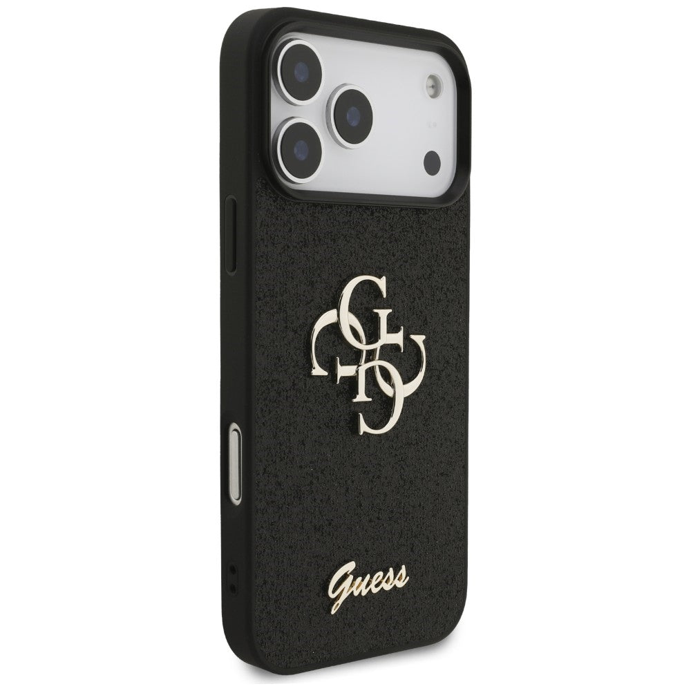 Guess iPhone 17 Pro Max/iPhone 18 Pro Max Deksel Fixed Glitter Svart