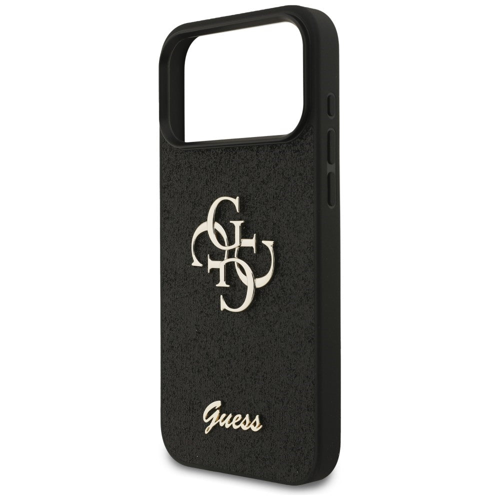 Guess iPhone 17 Pro Max/iPhone 18 Pro Max Deksel Fixed Glitter Svart