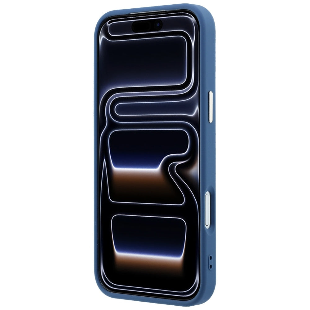 Guess iPhone 17 Pro Max/iPhone 18 Pro Max Deksel 4G Strass Logo Blå