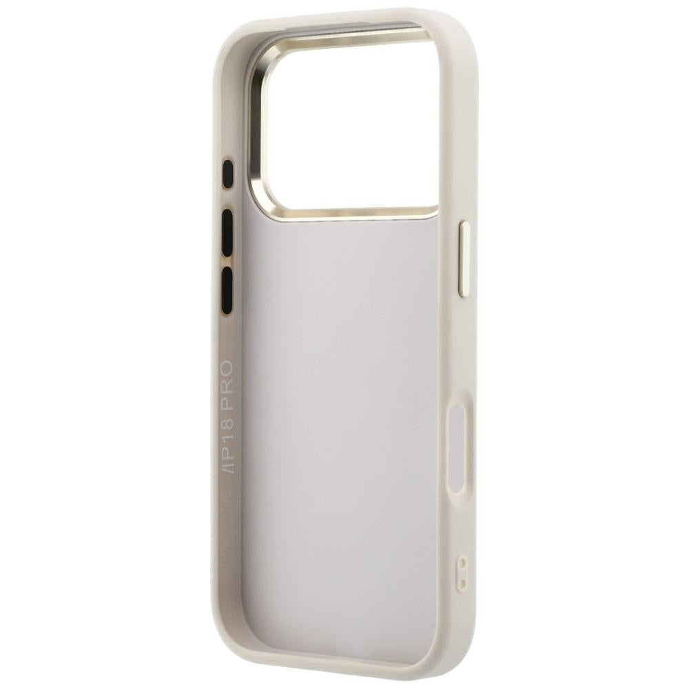 Guess iPhone 17 Pro Max/iPhone 18 Pro Max Deksel 4G Resin-logo Rosa