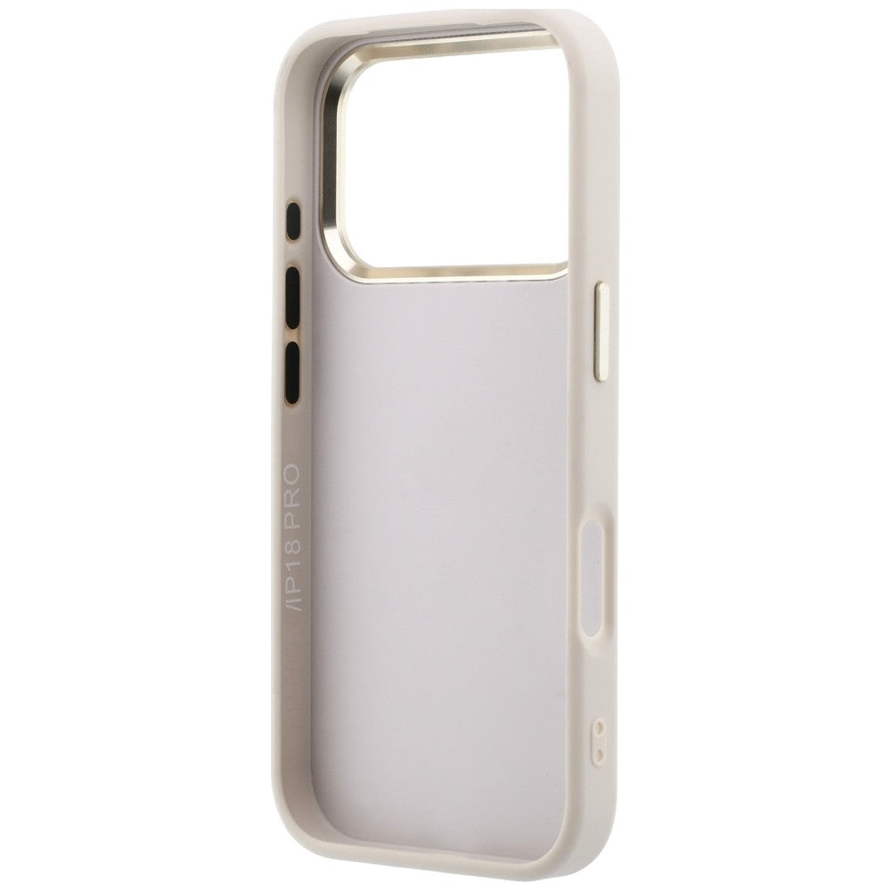 Guess iPhone 17 Pro/iPhone 18 Pro Deksel 4G Resin-logo Rosa
