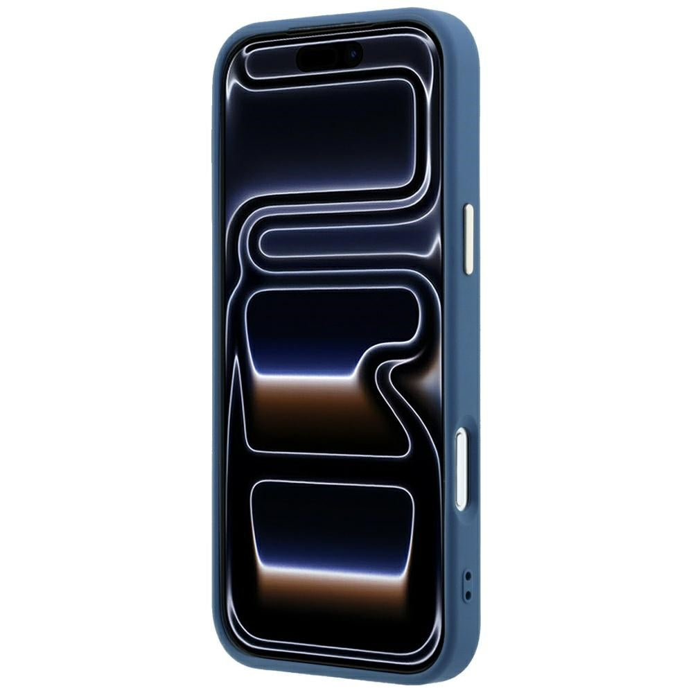 Guess iPhone 17 Pro Max/iPhone 18 Pro Max Deksel 4G Resin-logo Blå