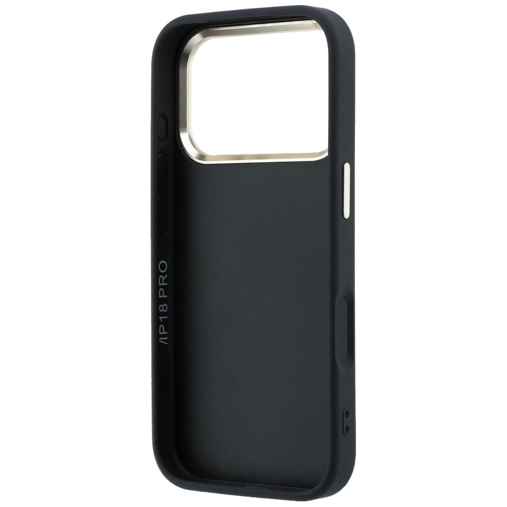 Guess iPhone 17 Pro Max/iPhone 18 Pro Max Deksel 4G Resin-logo Svart