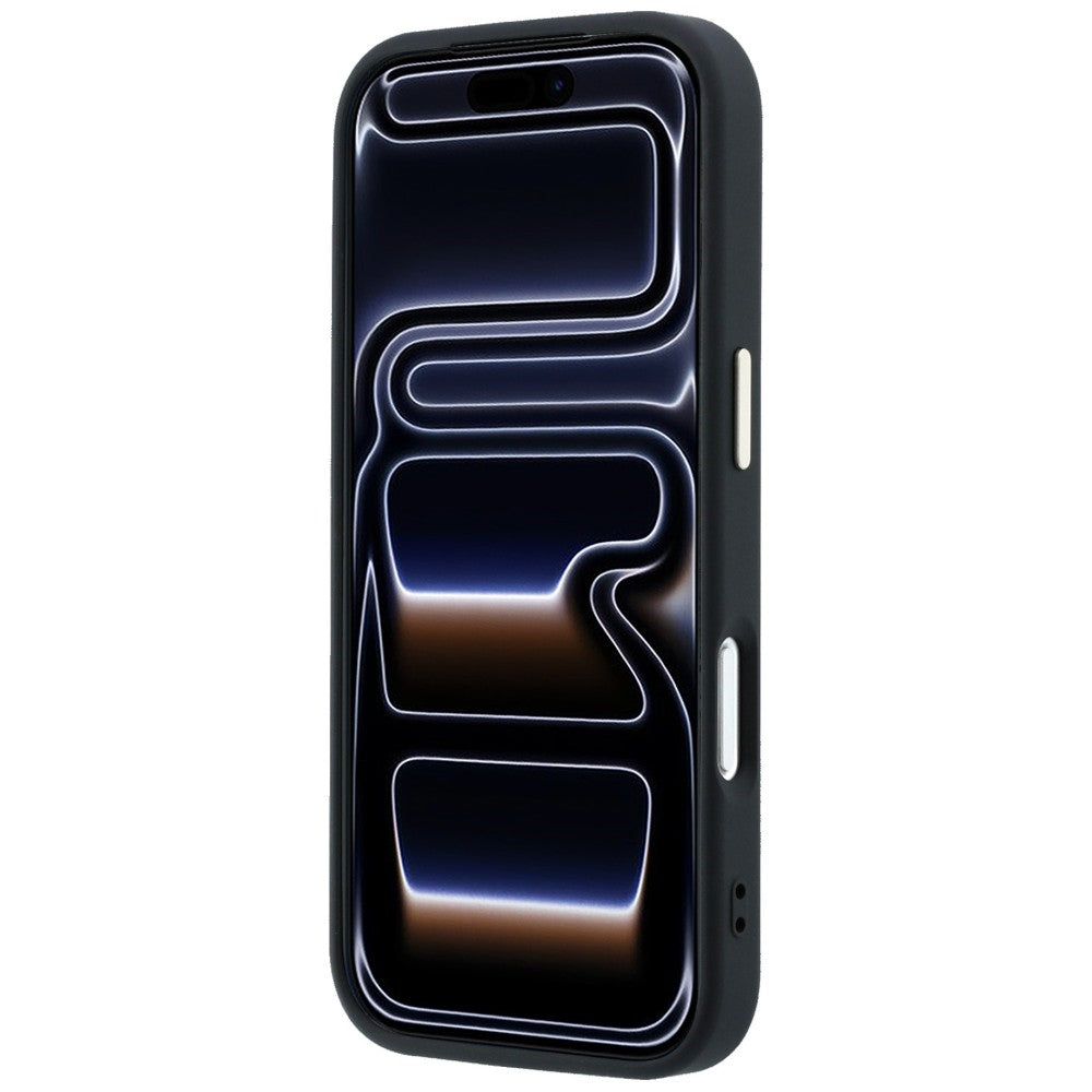 Guess iPhone 17 Pro/iPhone 18 Pro Deksel 4G Resin Logo Svart