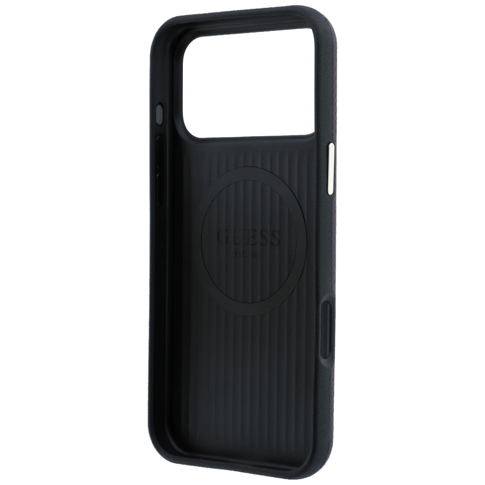 Guess iPhone 17 Pro/iPhone 18 Pro Deksel Kevlar Triangle-logo burgunder