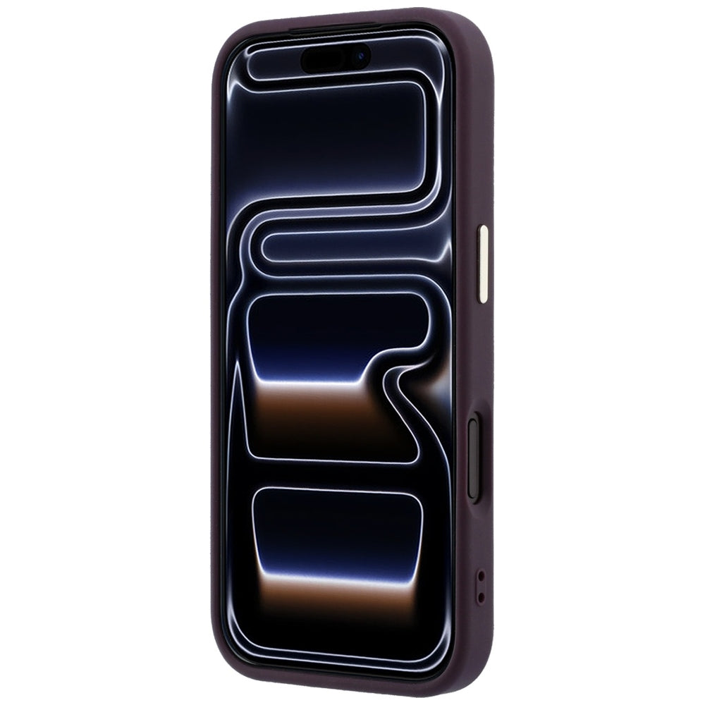 Guess iPhone 17 Pro/iPhone 18 Pro Deksel Saffiano 4G Classic Logo Burgunder