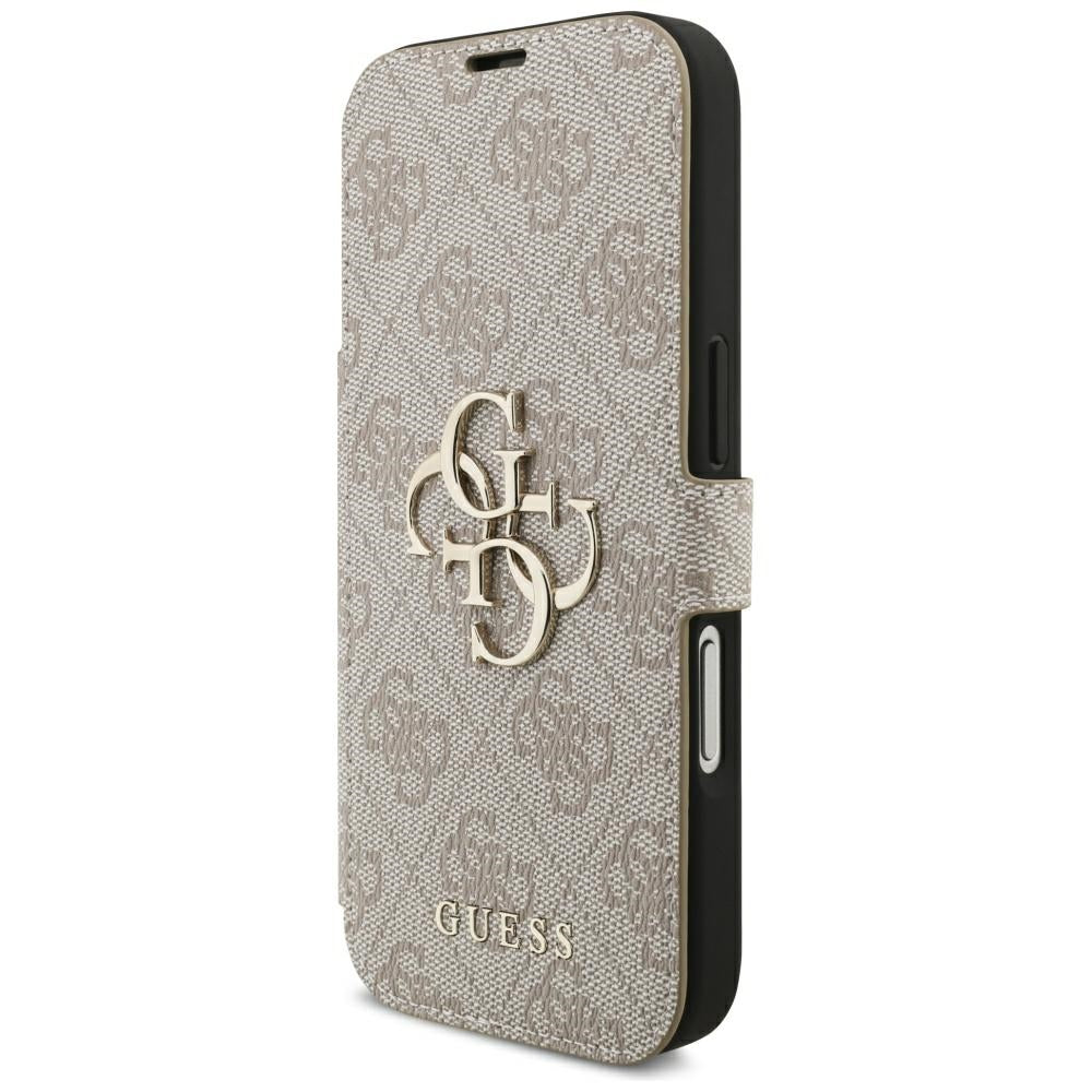 Guess iPhone 17 Pro/iPhone 18 Pro Etui Book 4G Metal Logo Rosa