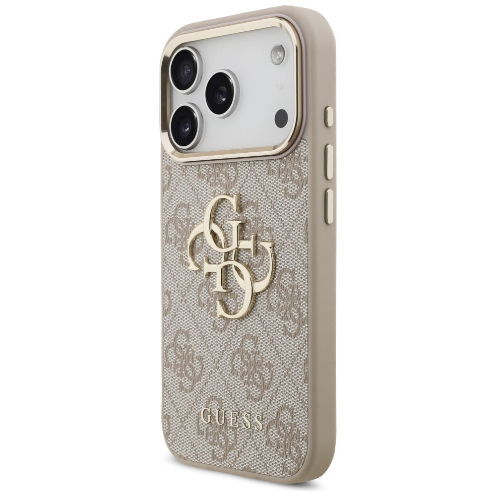 Guess iPhone 17 Pro/iPhone 18 Pro Deksel 4G Classic Logo Rosa