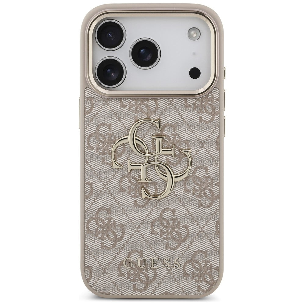 Guess iPhone 17 Pro/iPhone 18 Pro Deksel 4G Classic Logo Rosa