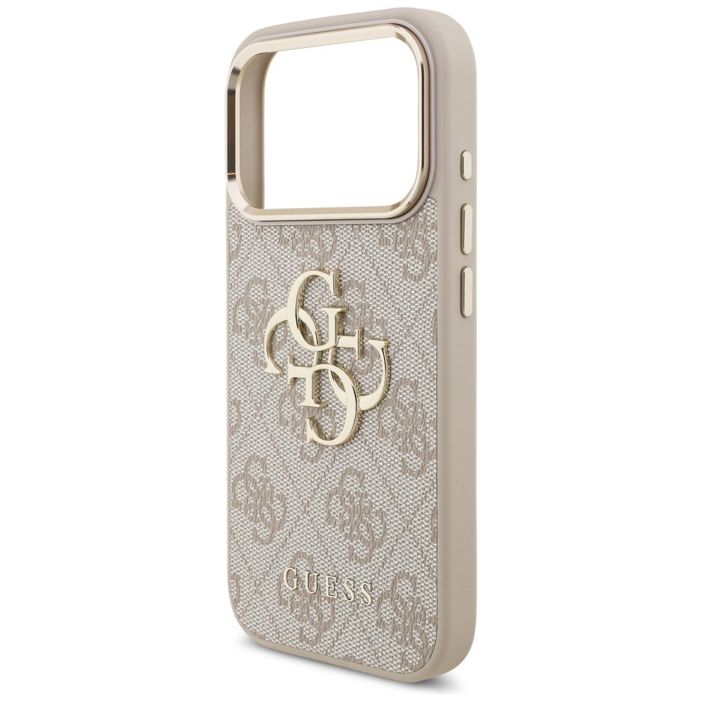 Guess iPhone 17 Pro/iPhone 18 Pro Deksel 4G Classic Logo Rosa
