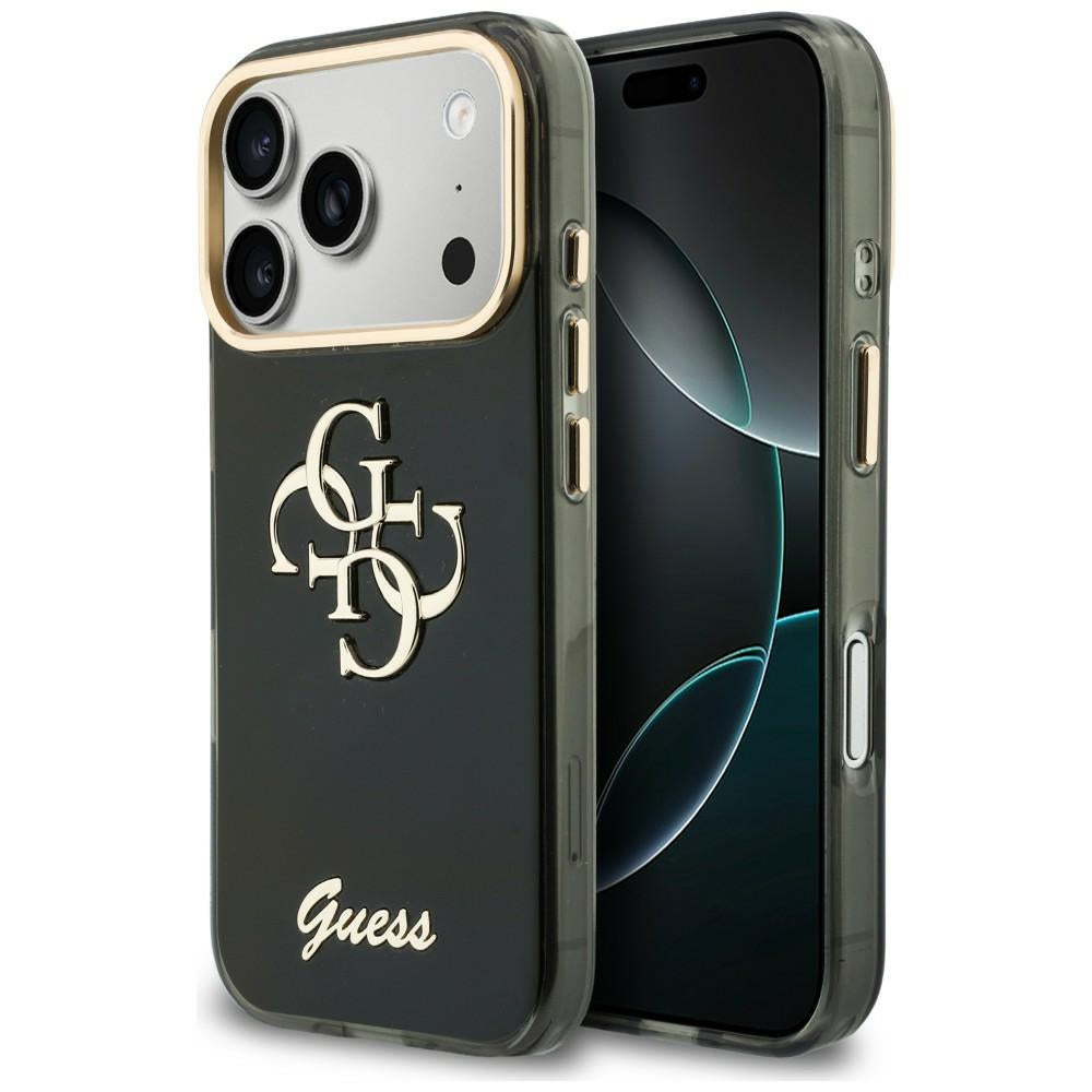 Guess iPhone 17 Pro/iPhone 18 Pro Deksel 4G Script Svart