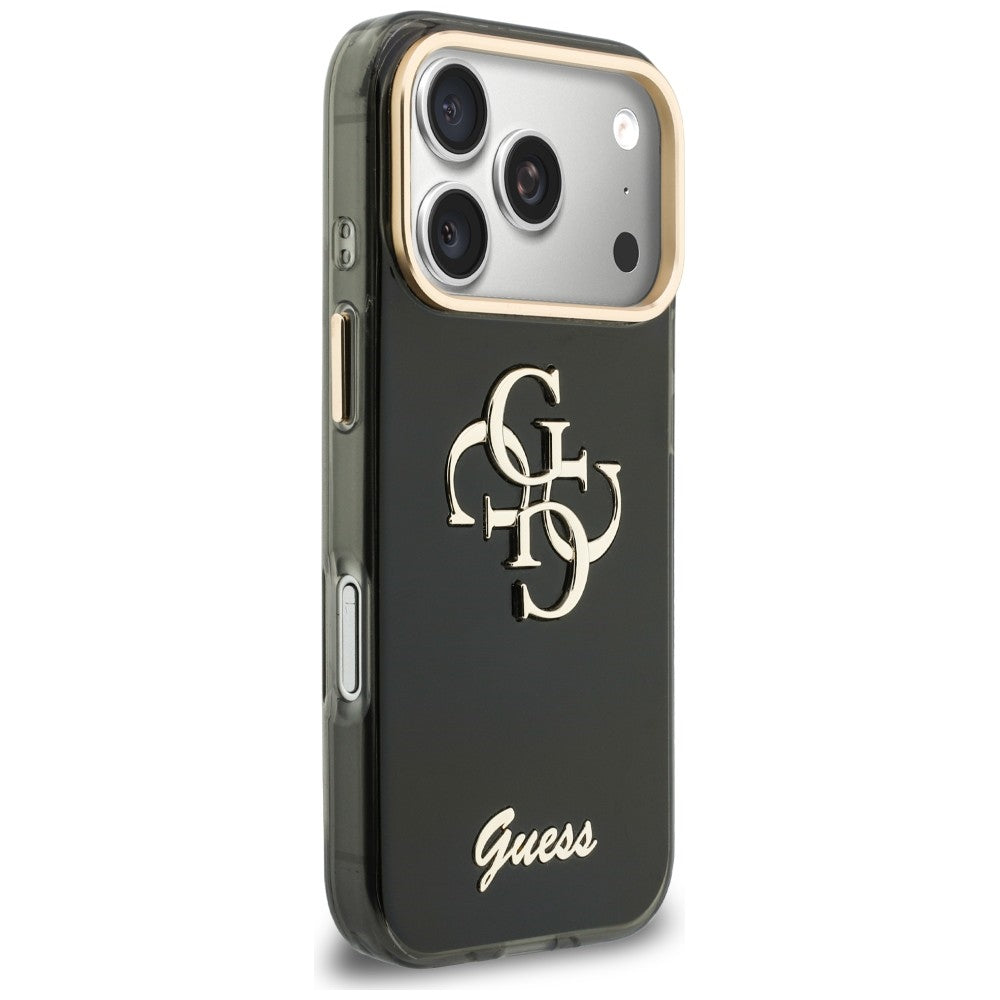 Guess iPhone 17 Pro/iPhone 18 Pro Deksel 4G Script Svart