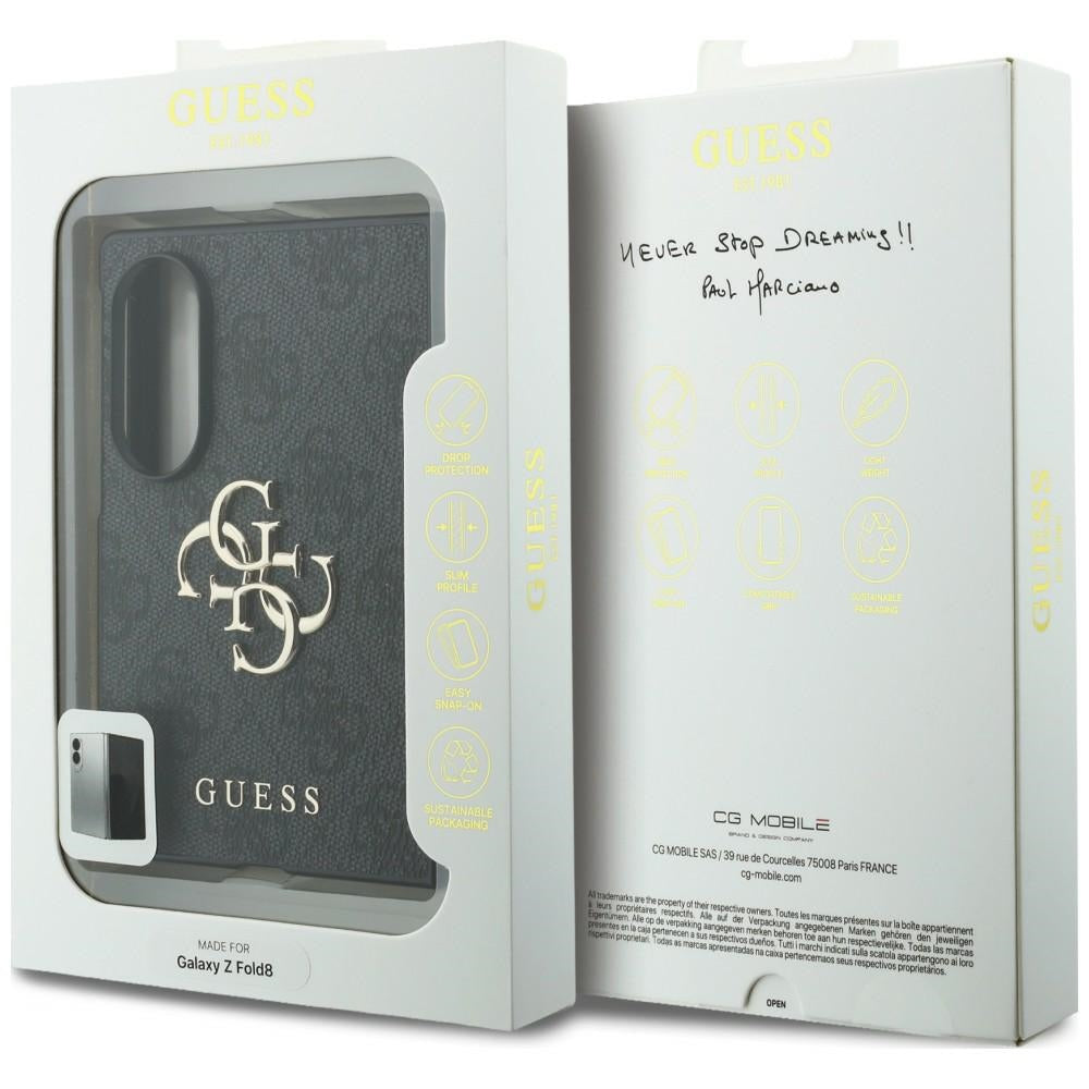 Guess Samsung Galaxy Z Fold 8 Deksel 4G Big Logo Svart