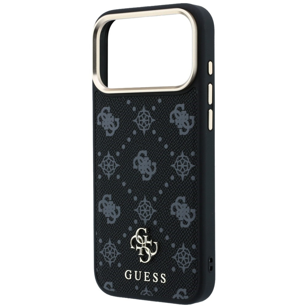 Guess iPhone 17 Pro/iPhone 18 Pro Deksel 4G Peony Svart