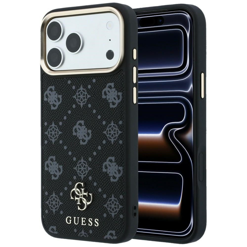 Guess iPhone 17 Pro Max/iPhone 18 Pro Max Deksel 4G Peony Svart