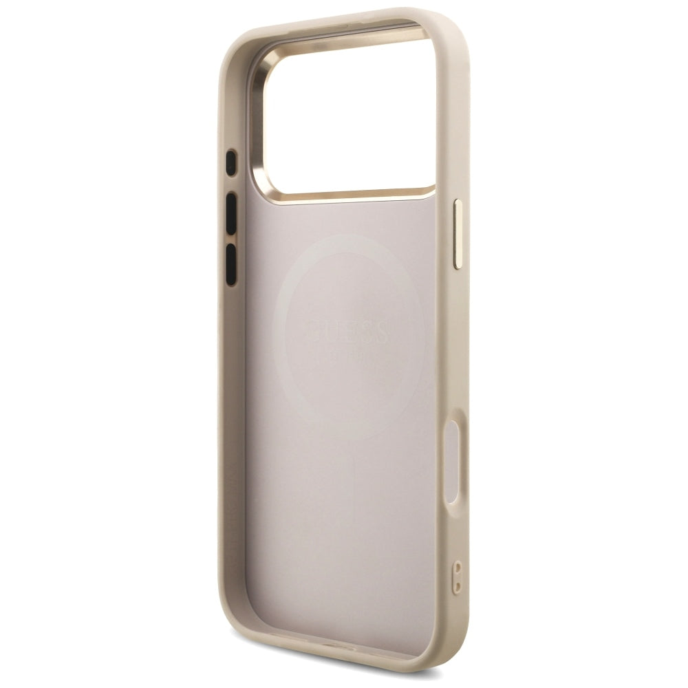 Guess iPhone 17 Pro Max/iPhone 18 Pro Max Deksel 4G Triangle MagSafe Rosa
