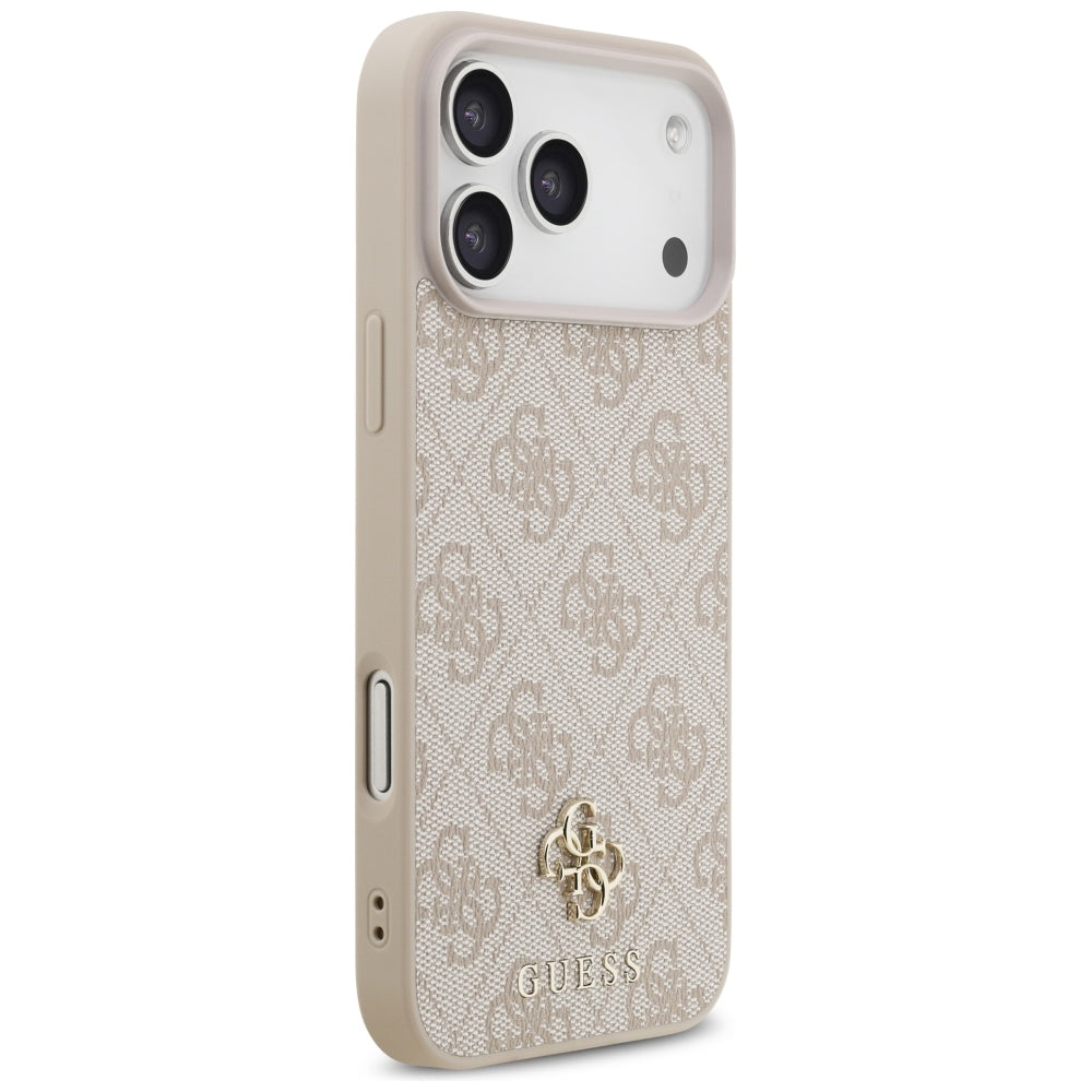 Guess iPhone 17 Pro Max/iPhone 18 Pro Max Deksel 4G Classic Logo Small Rosa