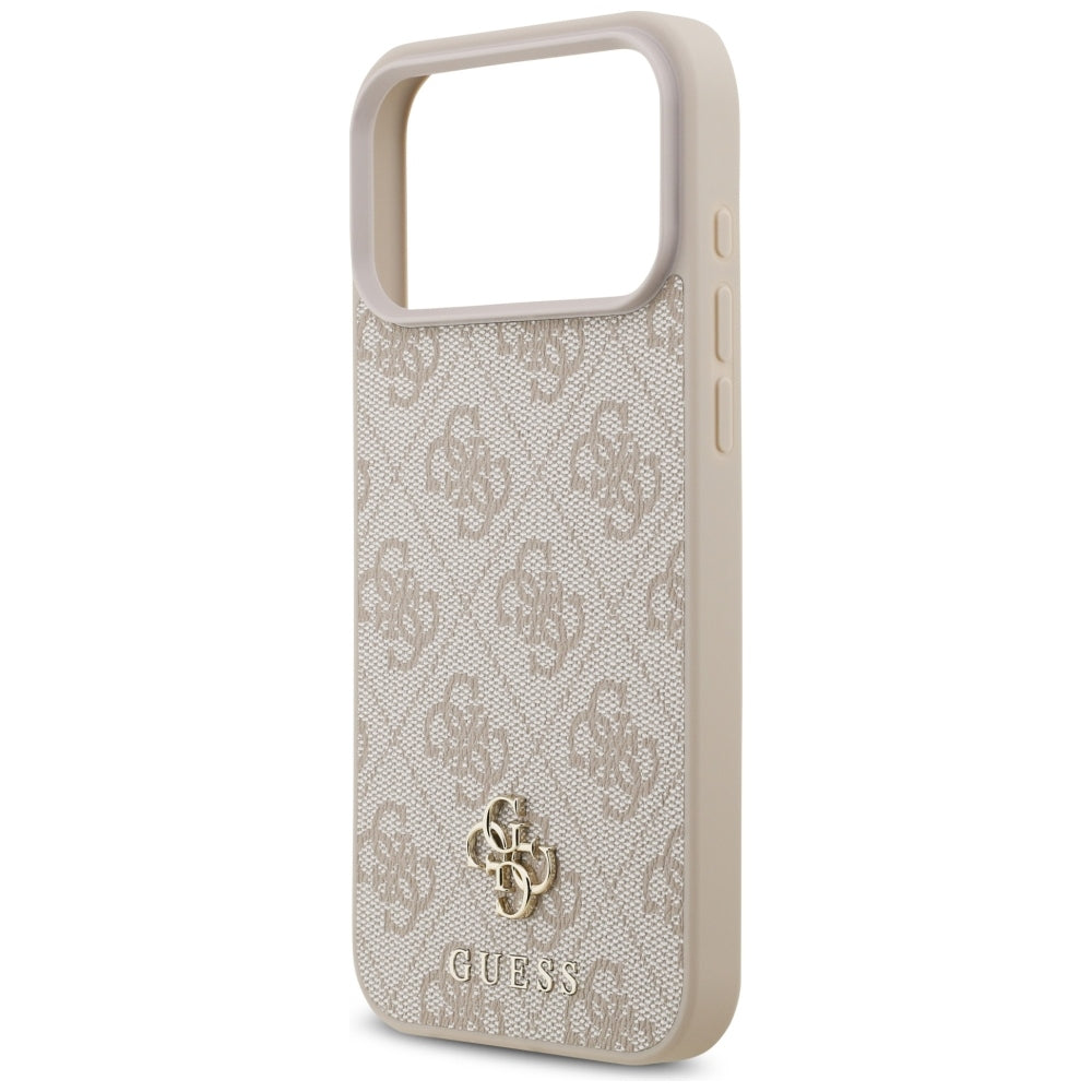 Guess iPhone 17 Pro Max/iPhone 18 Pro Max Deksel 4G Classic Logo Small Rosa