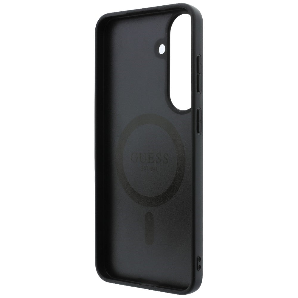 Guess Samsung Galaxy S26 FE Deksel 4G Embossed MagSafe Brun