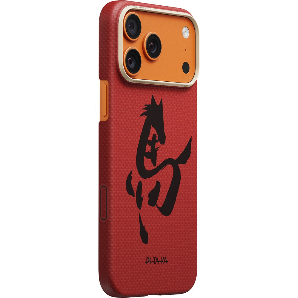 Pitaka iPhone 17 Pro Max Deksel Edge MagSafe Cinnabar