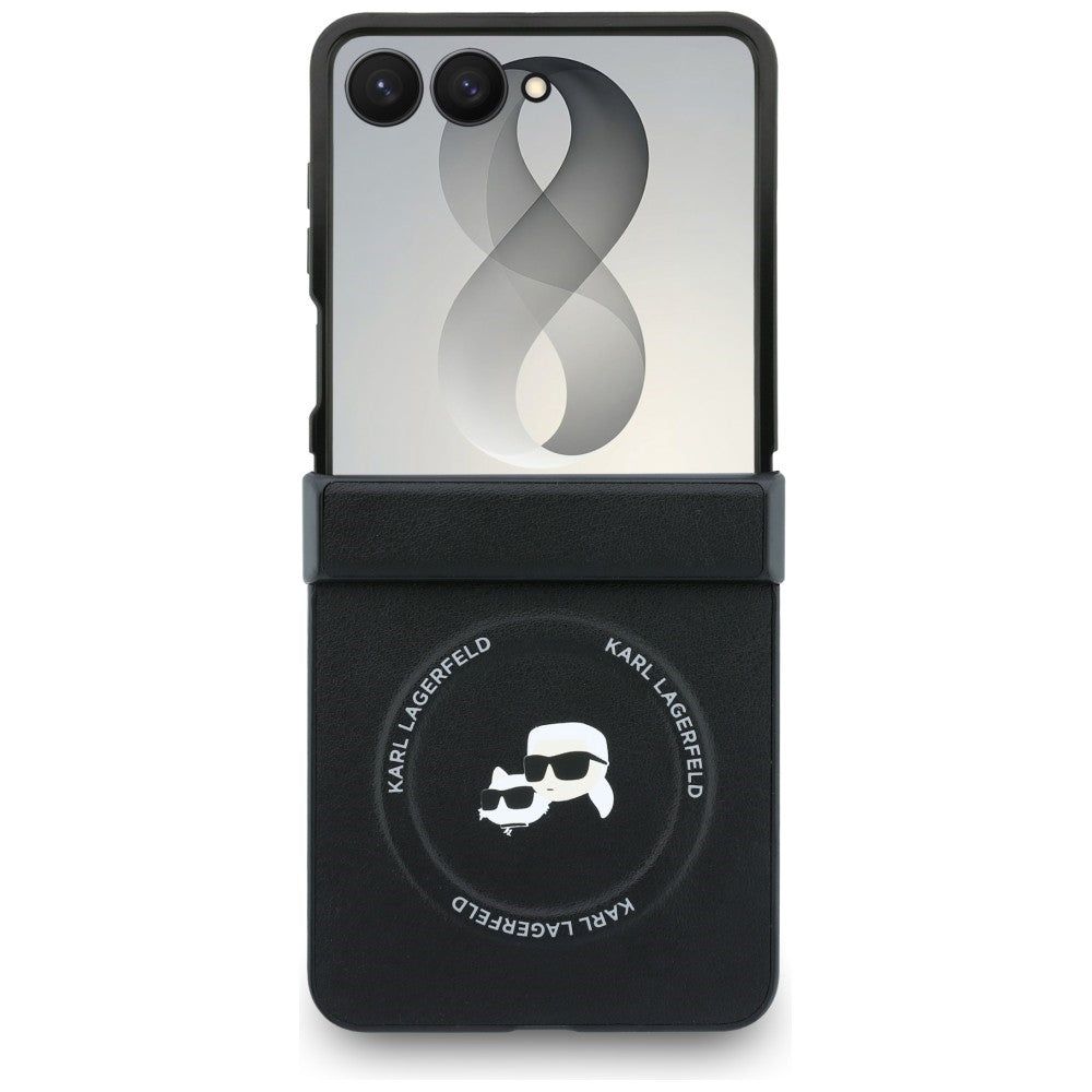 Karl Lagerfeld Samsung Galaxy Z Flip 8 Deksel Karl & Choupette MagSafe Svart