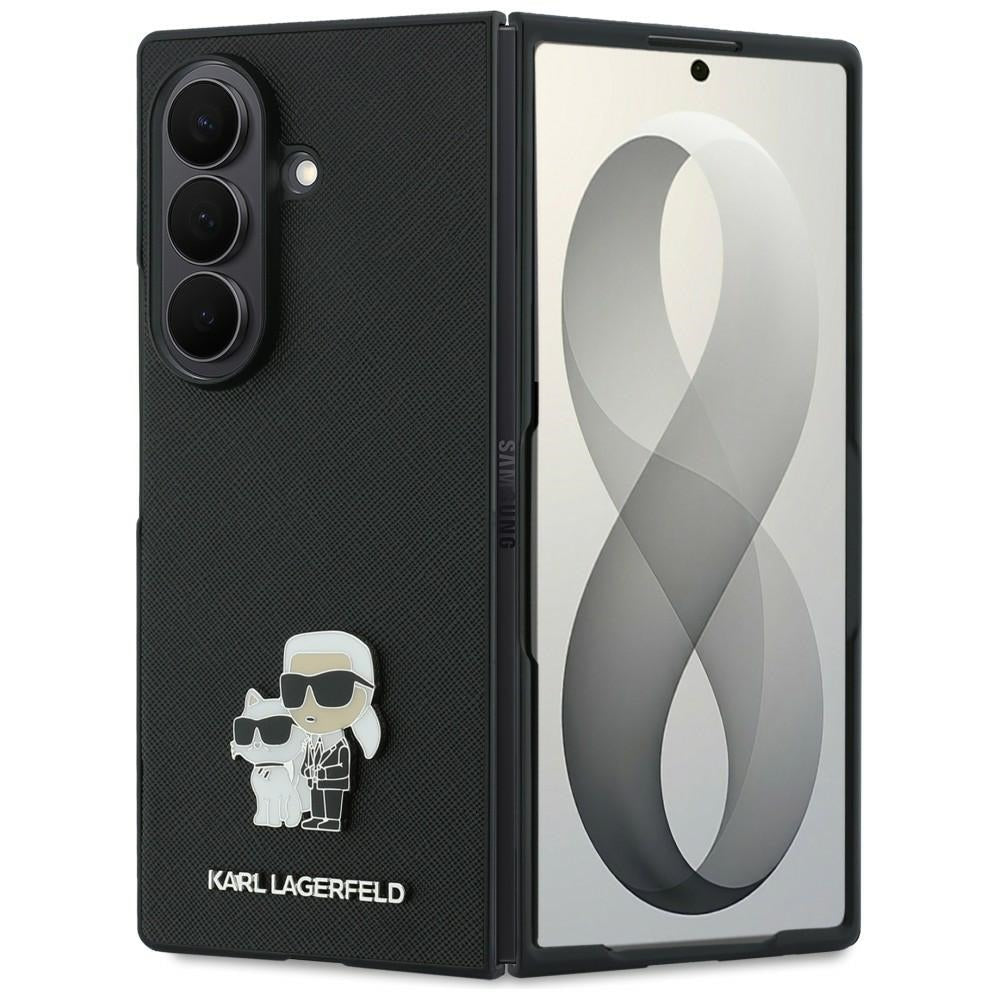 Karl Lagerfeld Samsung Galaxy Z Fold 8 Ultra Deksel Saffiano Karl & Choupette Svart