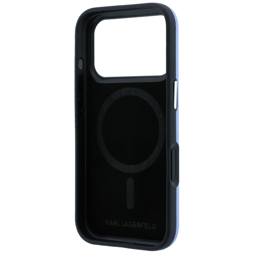 Karl Lagerfeld iPhone 17 Pro/iPhone 18 Pro Deksel Grained Choupette Blå