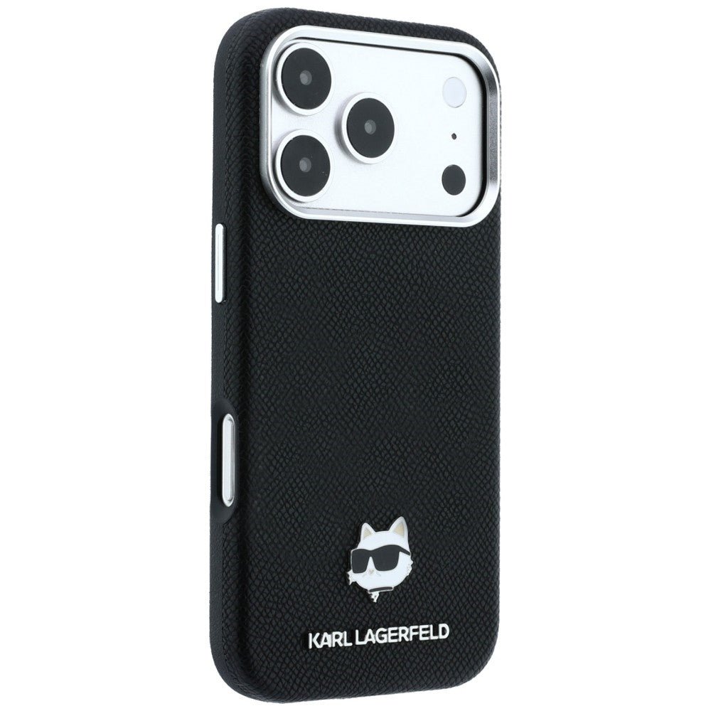 Karl Lagerfeld iPhone 17 Pro/iPhone 18 Pro Deksel Grained Choupette Svart
