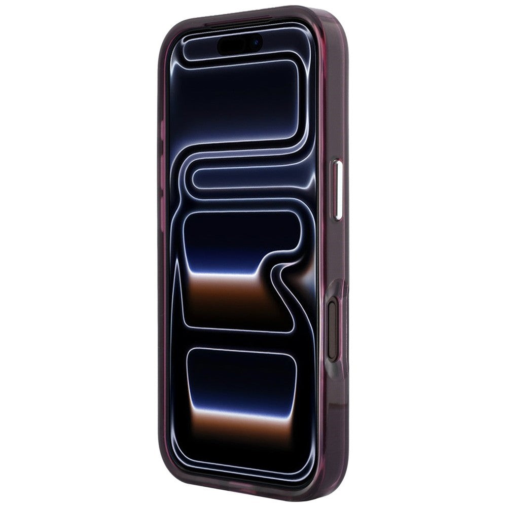 Karl Lagerfeld iPhone 17 Pro/iPhone 18 Pro Deksel Karl & Choupette Sketch Burgundy
