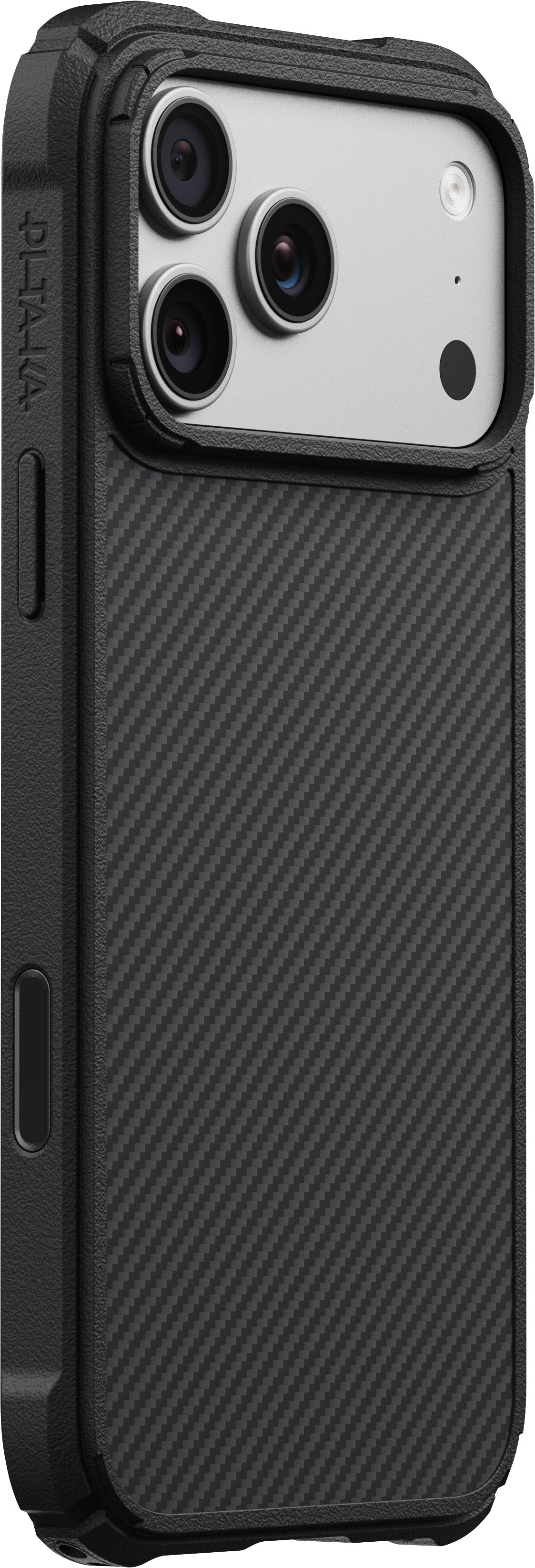 Pitaka iPhone 17 Pro Max/iPhone 18 Pro Max Deksel Cairn MagSafe Black/Grey Twill