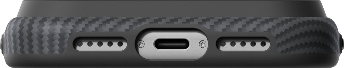 Pitaka iPhone 17 Pro/iPhone 18 Pro Deksel Summa MagSafe Black/Grey Twill