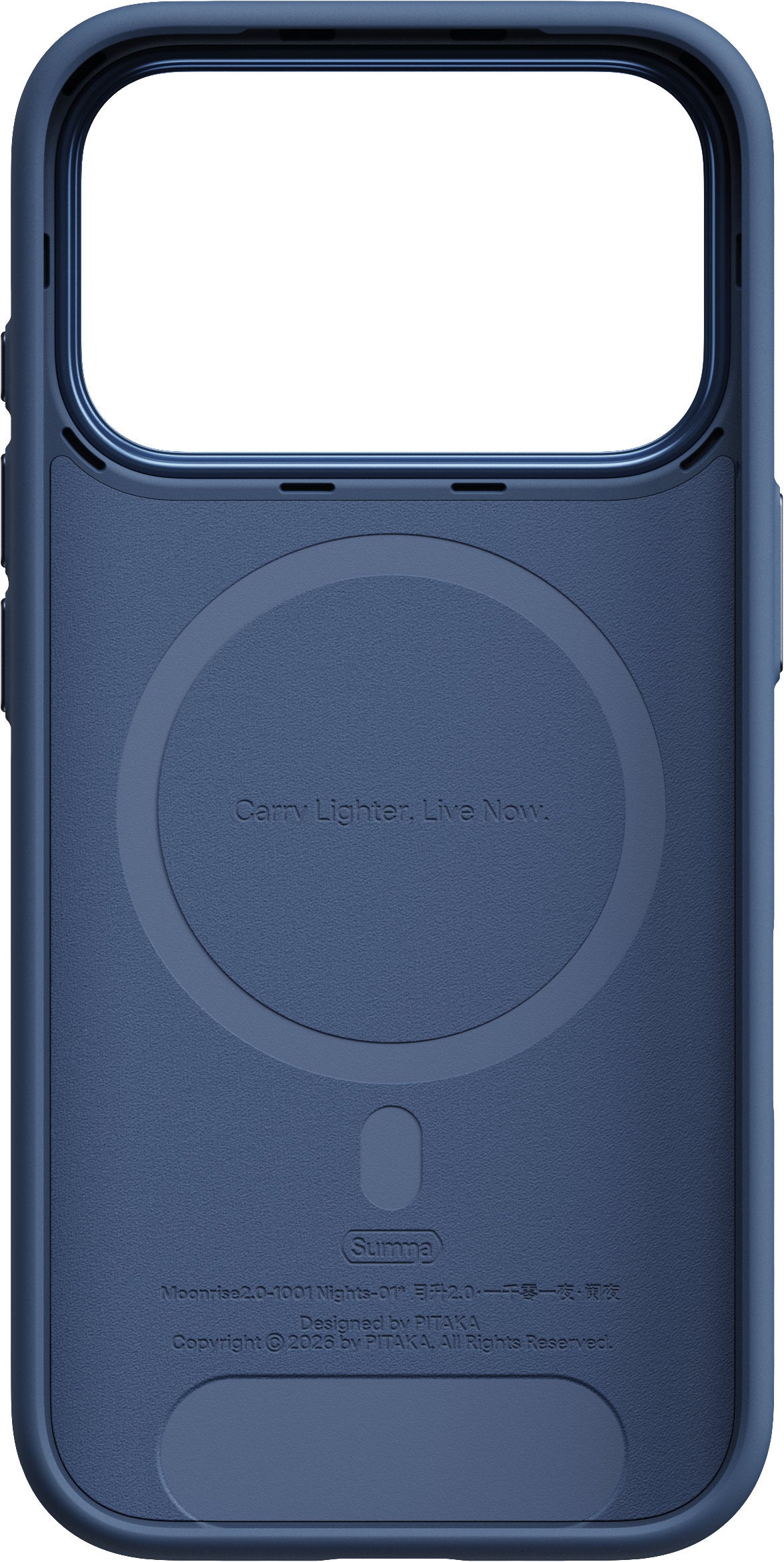 Pitaka iPhone 17 Pro/iPhone 18 Pro Deksel Summa MagSafe Midnight