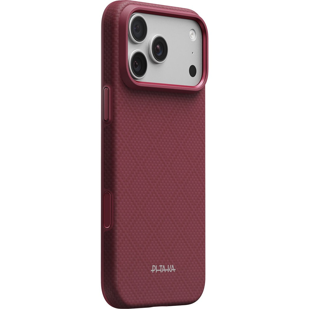 Pitaka iPhone 17 Pro Max/iPhone 18 Pro Max Deksel Summa MagSafe Argyle Burgundy