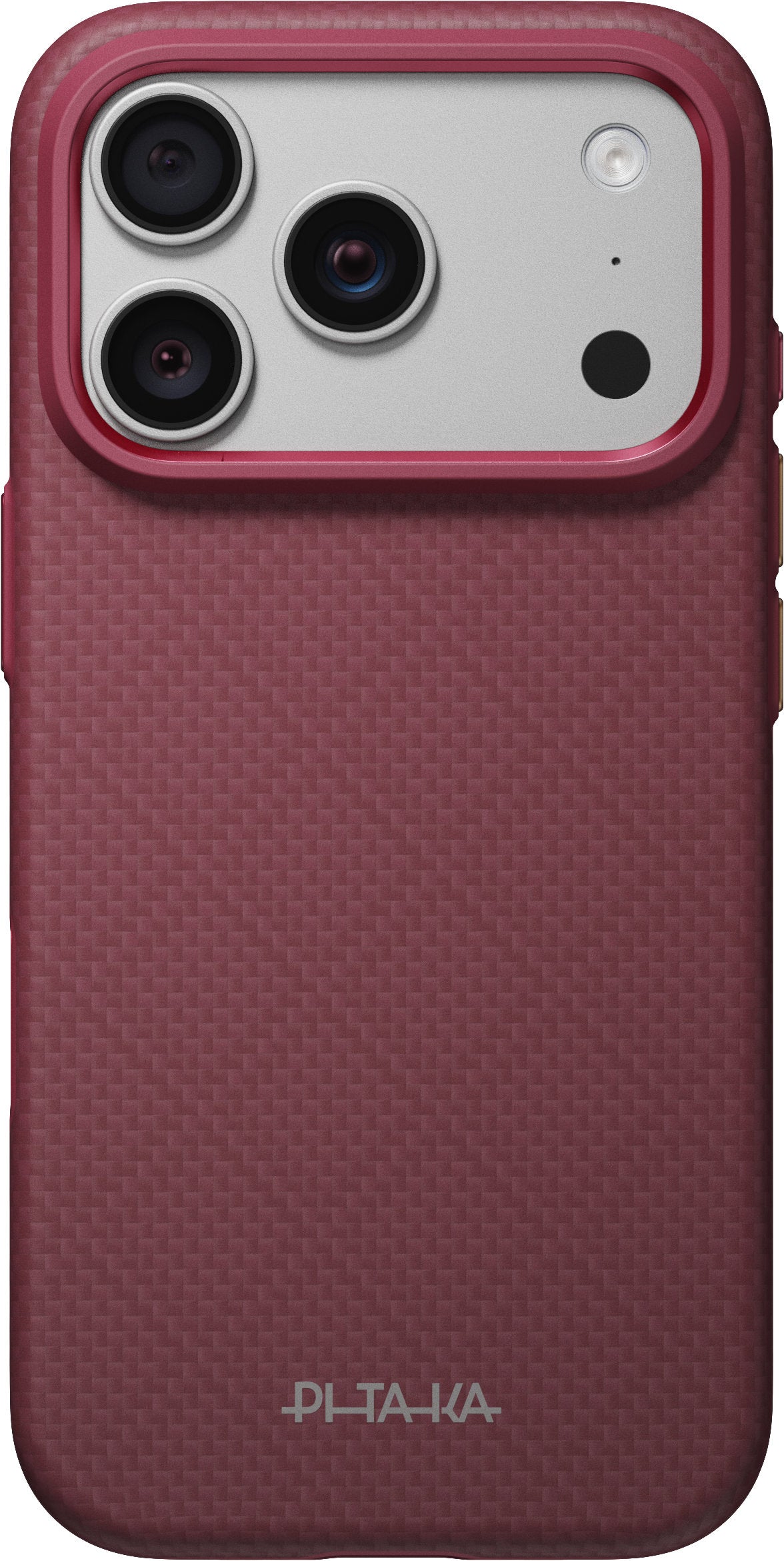 Pitaka iPhone 17 Pro/iPhone 18 Pro Deksel Summa MagSafe Argyle Burgundy
