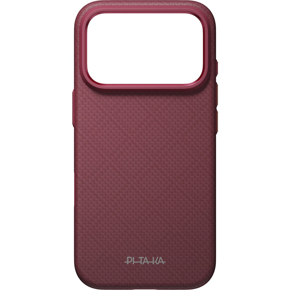 Pitaka iPhone 17 Pro/iPhone 18 Pro Deksel Summa MagSafe Argyle Burgundy
