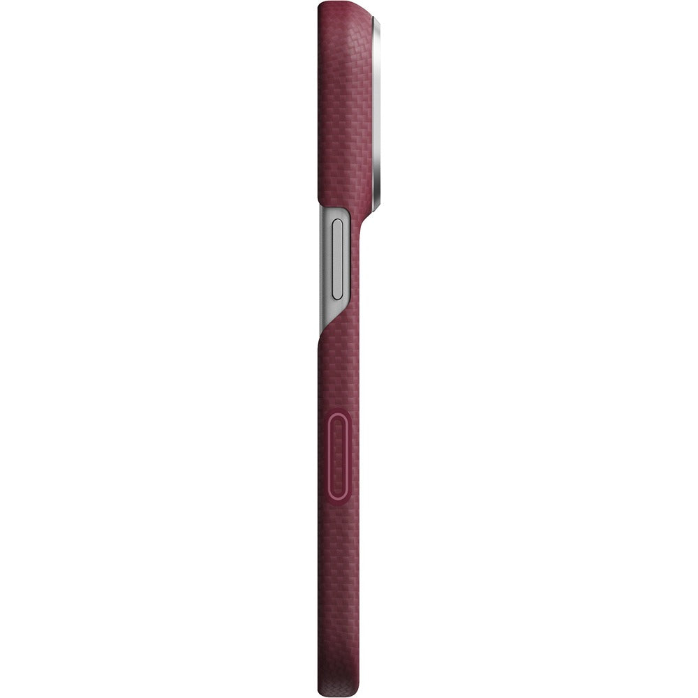 Pitaka iPhone 17 Pro/iPhone 18 Pro Deksel Edge MagSafe Argyle Burgundy