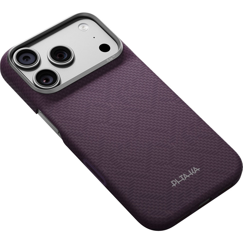 Pitaka iPhone 17 Pro/iPhone 18 Pro Deksel Edge MagSafe Charoite Purple