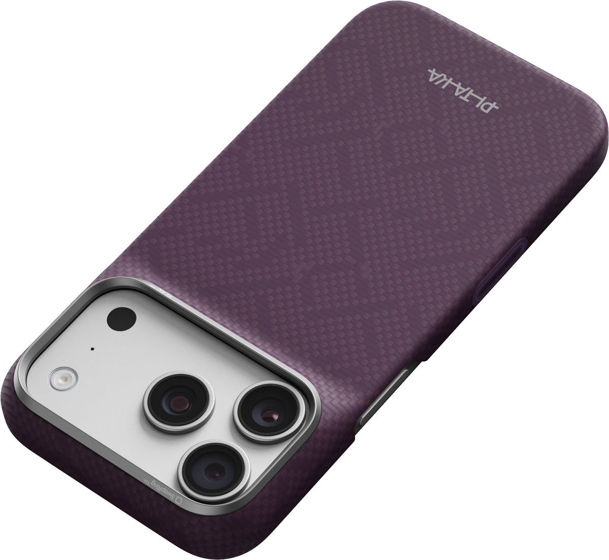 Pitaka iPhone 17 Pro/iPhone 18 Pro Deksel Edge MagSafe Charoite Purple
